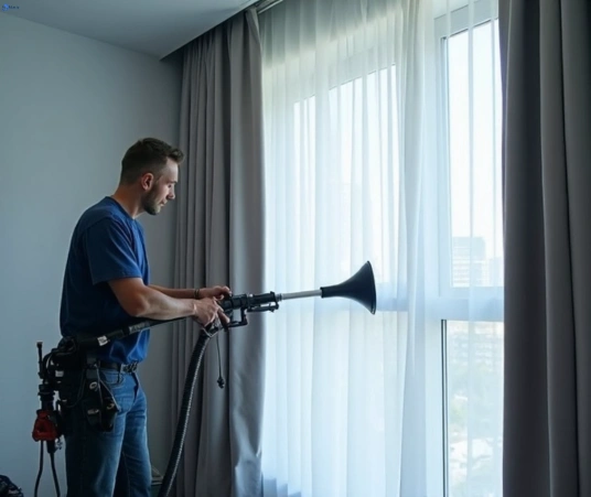 Professional commercial curtain cleaning process equipment Matty Curtain Cleaning maraylya-nsw