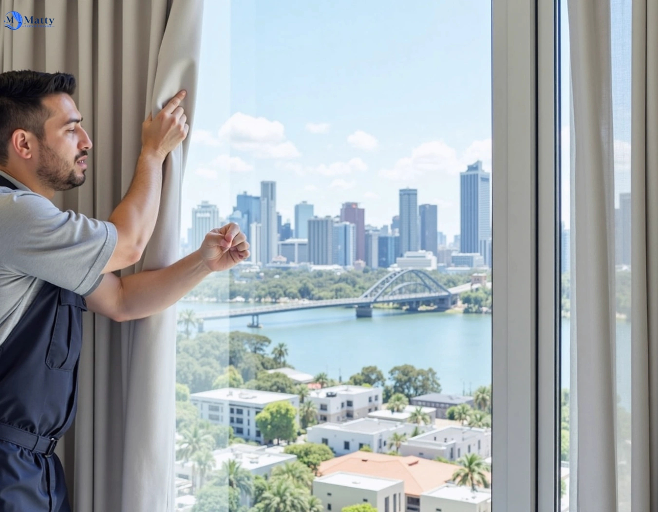 Professional curtain steam cleaning service maraylya-nsw QLD by Matty Curtain Cleaning